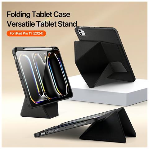 Cover per iPad Pro 11 (2024) - Pelle /PU, Nero - Foto 2
