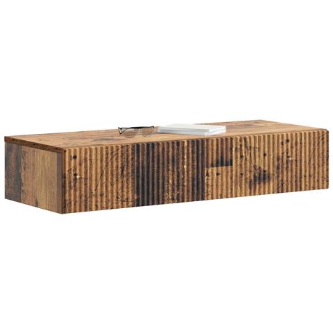 Tavolino da Parete Laterale Legno antico 87,5 x 34,5 x 17 cm - Foto 2