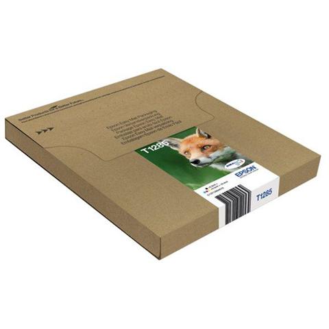 C13T12854510 Cartuccia Ink Originale Nero Ciano Magenta Gialla per Epson Stylus S22 SX125 SX235W Capacità 865 Pagine Blister 4 pezzi - Foto 2