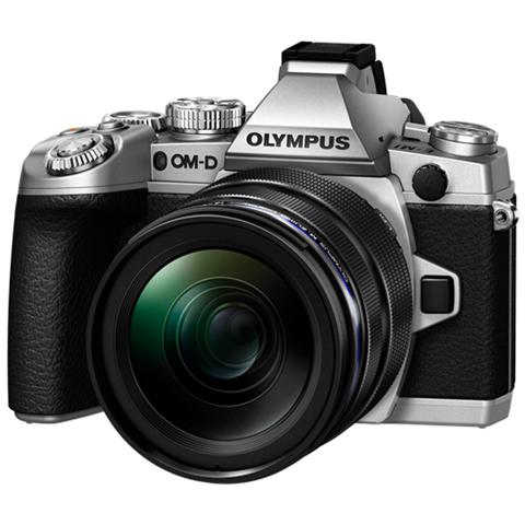 E-M1 Argento Sensore Live MOS Risoluzione 17.2Mpx Display 3" con obiettivo M. Zuiko 12-40mm - Foto 1