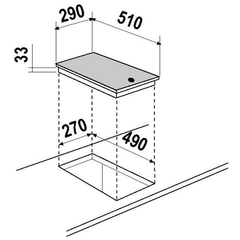 Piano Cottura Primus PC30AV STP3258 a Gas 2 Fuochi Gas Colore Avena - Foto 2