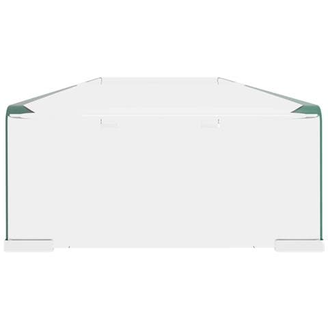 Mobile /Rialzo Porta TV in Vetro Trasparente 110x30x13 cm - Foto 5