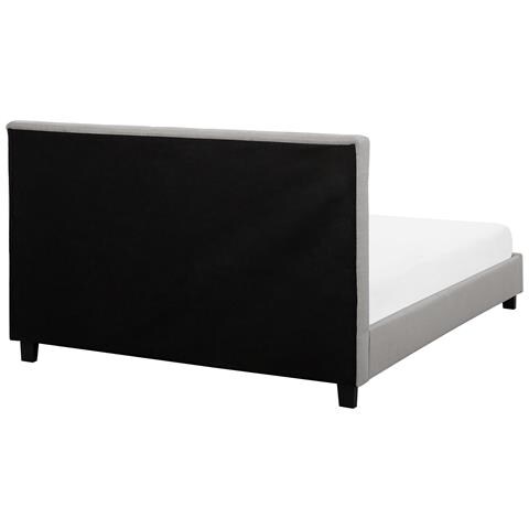 Letto In Tessuto Grigio Chiaro 180x200 Cm La Rochelle - Foto 26