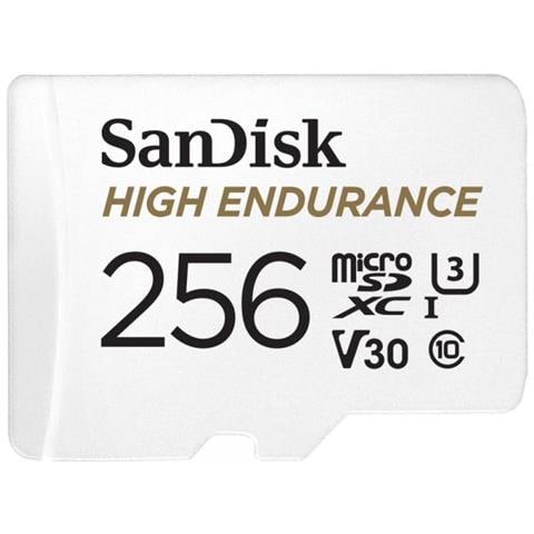 High Endurance Scheda MicroSD per Videosorveglianza da 256 GB - Foto 3