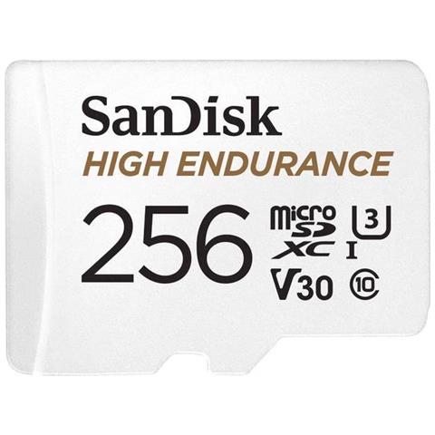 High Endurance Scheda MicroSD per Videosorveglianza da 256 GB - Foto 1
