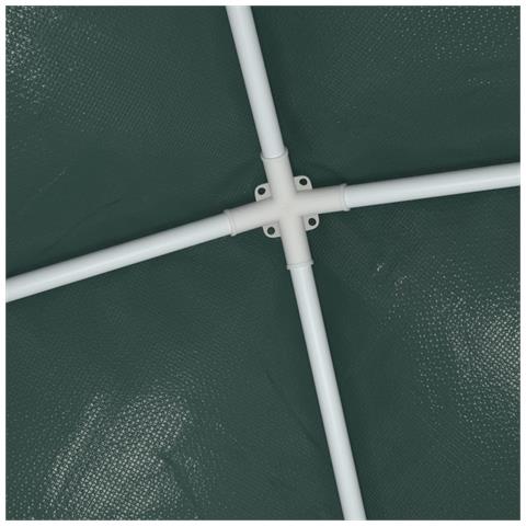 Gazebo Professionale 4x4 m Verde 90 g /m² - Foto 2