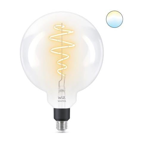 Lampadina Modello Filament - Vintage - Connessione Alexa Google Home Siri - Wifi - Luce Da Calda A Fredda - Installazione Interna - Durata Media Di 15000 Ore - Flusso Luminoso 470lm - Foto 6