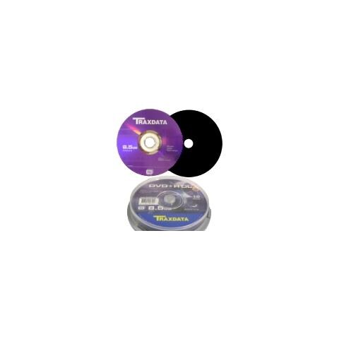 Traxdata DVD+R Double Layer 10pk, DVD+R DL, Policarbonato, Scatola per torte - Foto 1