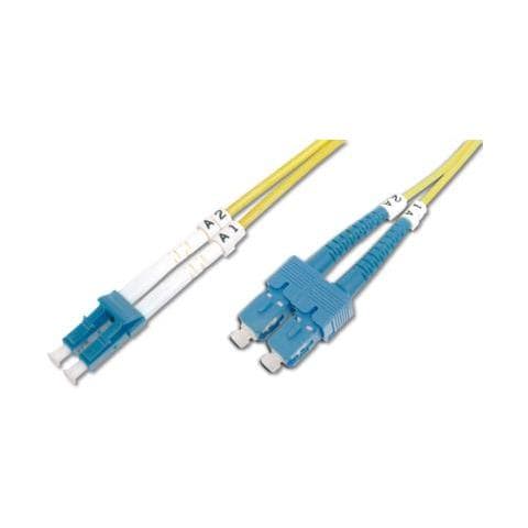 SC / LC, 1m, SC / APC, LC / PC, Maschio / maschio, 1 m, 3 mm - Foto 1