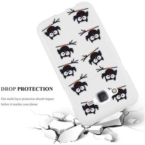Custodia Compatibile Con Samsung Galaxy J5 2015 Con Gufo Blacky- Coperchio Protettivo In Silicone Tpu Con Stampa Moderna - Foto 8