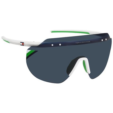 Occhiali Tommy Hilfiger Th1804s07rku. Occhiali Da Sole, Colore Bianco Verde. Uomo. - In ordine - Foto 5