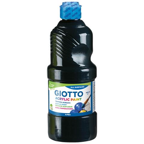 Tempera Acrilica 500 ml Nero - Foto 1