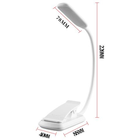 Clip A Led Per La Protezione Degli Occhi Con 3 Modalità Di Illuminazione White - Foto 4