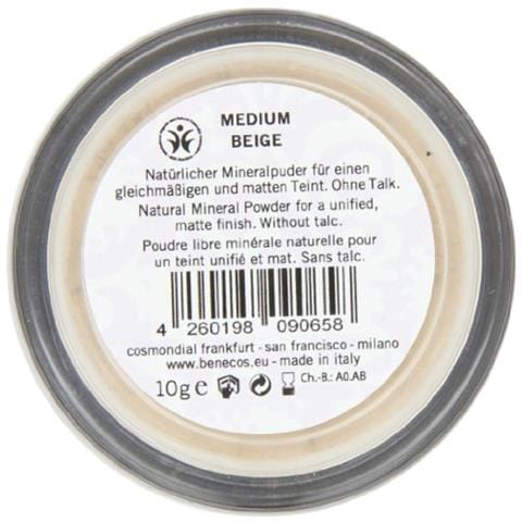 Cipria Minerale Sfusa - Per Carnagione Media, Antietà, Trucco In Cipria Sfusa Senza Talco (beige Medio) - Foto 3