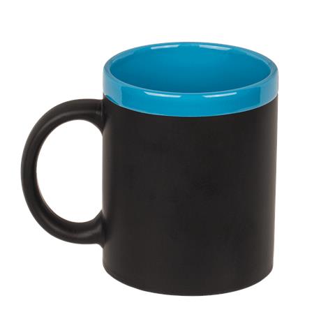 Writeable Stoneware Mug With Chalk - Blue - Foto 1