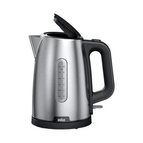 WK 1500 bollitore elettrico 1,7 L 2200 W Nero, Acciaio inossidabile - Foto 2