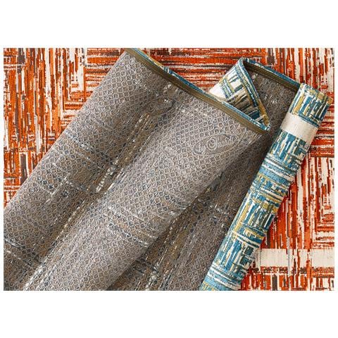 Tappeto Passatoia Cucina Corsia Retro Antiscivolo Disegno Bangkok By Suardi 55x140 Jeans - Foto 5