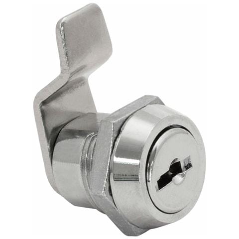 Serratura 111 C Nichelato Mobili Argentato Acciaio 30 Mm Linguetta - Foto 1