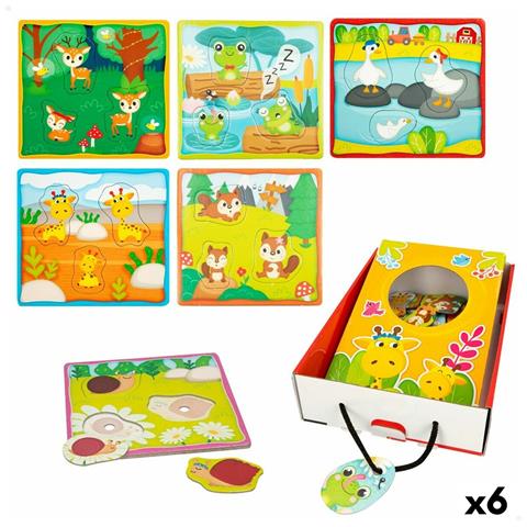 Puzzle Per Bambini Lisciani Touch Screen 18 Pezzi 16 X 0,5 X 15 Cm (6 Unità) - Foto 1