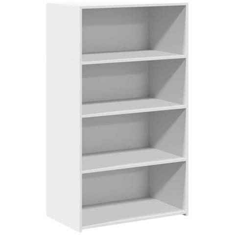 Credenza Bianca 70x41x124 Cm In Legno Multistrato - Foto 2