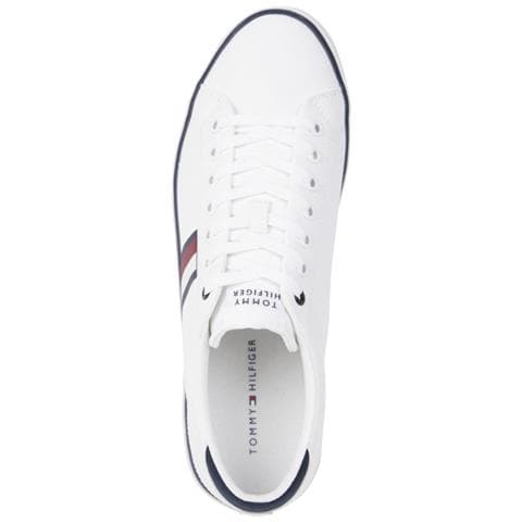 Vulc Low Stripes Mesh Sneakers Sintetico Scarpe Uomo Bianco Eu 44, Fm0fm04946 Ybs - Foto 3