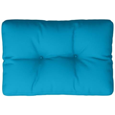 Cuscino Per Pallet Blu Chiaro 60x40x12 Cm In Tessuto - Foto 2