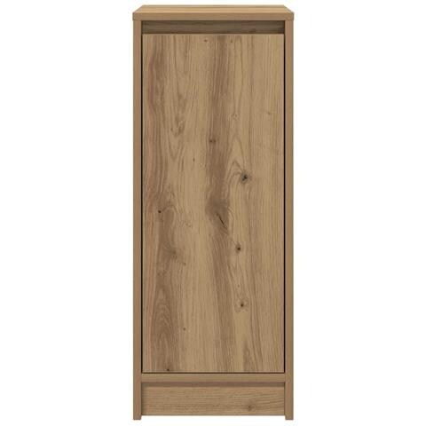 Scarpiera Rovere Artigianale 29,5x34x76 cm in Legno Multistrato - Foto 2
