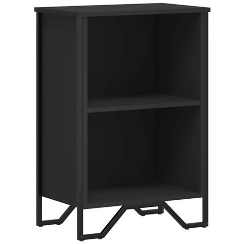 Libreria Nera 50x31x74,5 Cm In Legno Multistrato - Foto 2
