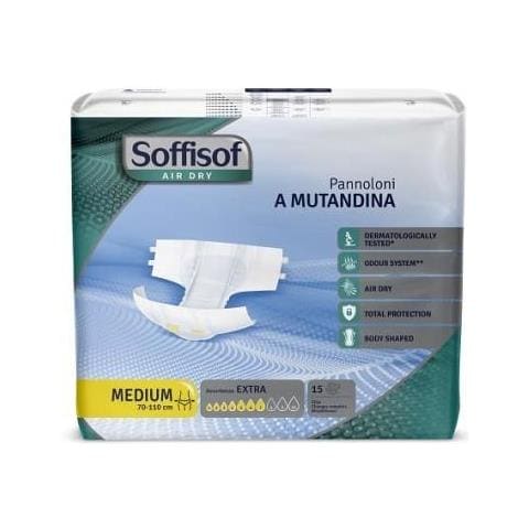 Soffisof Pannolone A Mutandina Tg.M 15Pz Assorbenza Extra - Foto 1
