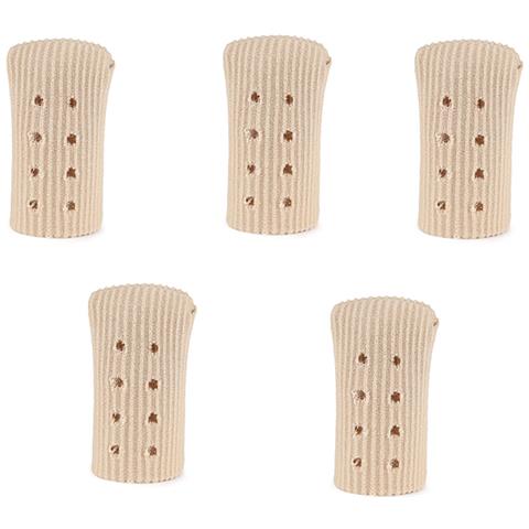 Set 5 Pezzi Copri Calli In Fibra Con Fori 2.5x4.5cm, Compatibile Con Protezione Morbida In Nylon Sebs Per Dita Dei Piedi   Model 4 - Foto 1