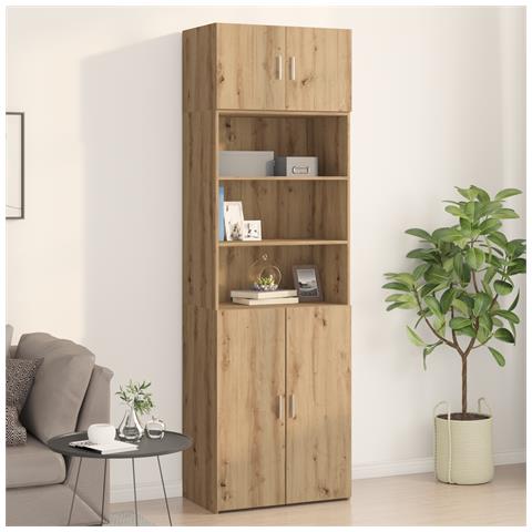 Armadio a muro  in rovere artigianale 70x42,5x40 cm in legno ingegnerizzato - Foto 2