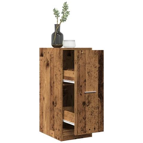 Armadietto da Farmacia Legno Vecchio 30x41x77,5cm in Truciolato - Foto 2