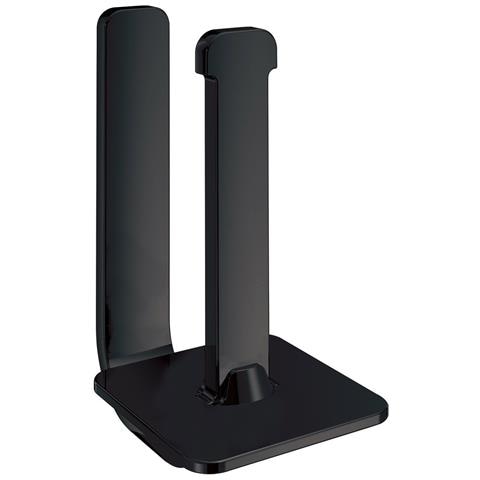 Portarotolo Di Riserva Da Muro In Ottone, Acciaio Inox E Cromall 3224-02 Serie Outline Nero Opaco - Foto 1