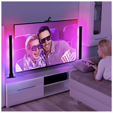 Kit Led Intelligente Per Tv Da 55“ A 65” Con Wifi, Telecamera E 2 Moduli Laterali - Foto 2