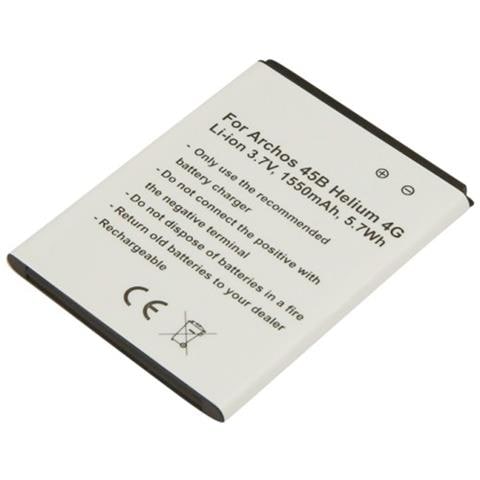 Batteria Per Smartphone Archos 45 Helium / 45b Helium 4g Li-ion 3,7v 1550mah - Foto 1