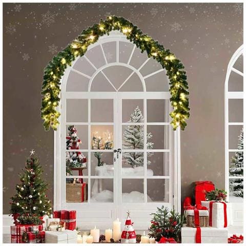 Ghirlanda di Natale with 600 LEDs 2 pcs Verde 40 m PVC - Foto 2