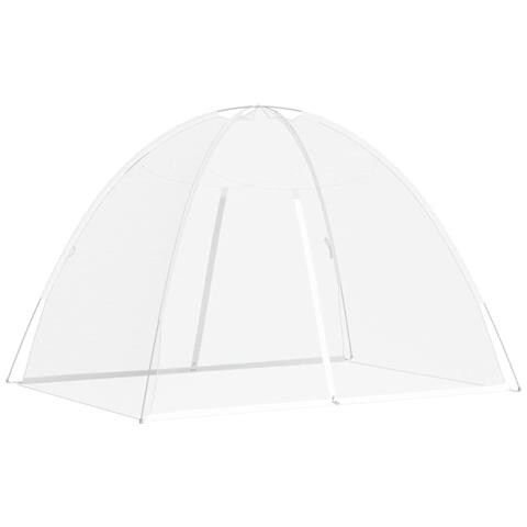 Zanzariera Mongolia con Porte 220 Rete Bianco 200x150x140 cm - Foto 1