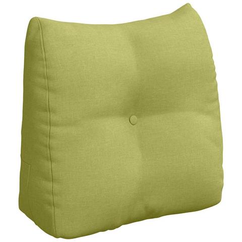 Cuscino per Schiena Verde chiaro 45 x 24 x 50 cm Tessuto - Foto 1