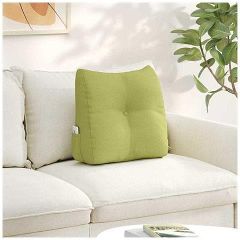 Cuscino per Schiena Verde chiaro 45 x 24 x 50 cm Tessuto - Foto 2