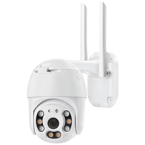 Telecamera Di Sorveglianza Esterna Da 5mp Motorizzata Wi-fi Connessa, Bianco - Foto 1