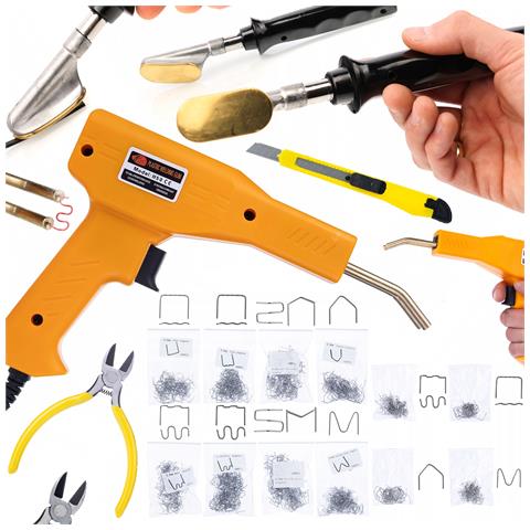 Lutatrice Per Plastica Con Zszywacz E 800 Zszywki - Ergonomico, Sicuro, Versatile | 230mm, 50w, 750°c | Riparazioni E Progetti Diy - Foto 1