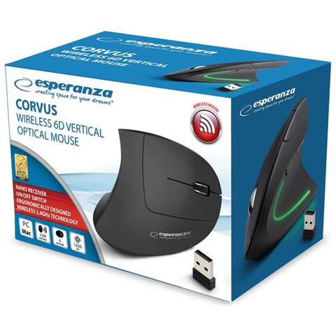 Em133 Mouse Ottico Senza Fili Rf Da 1600 Dpi - Foto 2