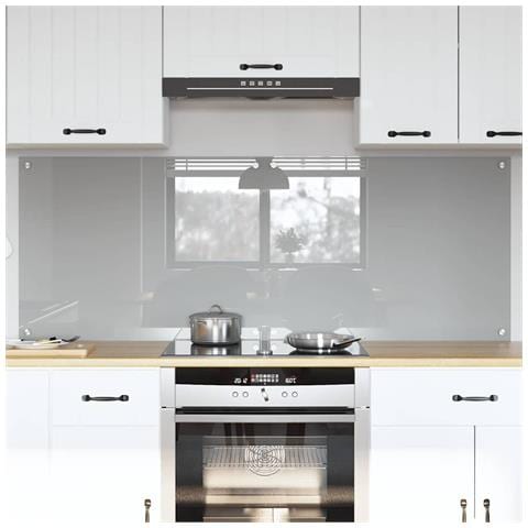 Rivestimento da Cucina 2 pcs Grigio chiaro 80 x 60 cm - Foto 2