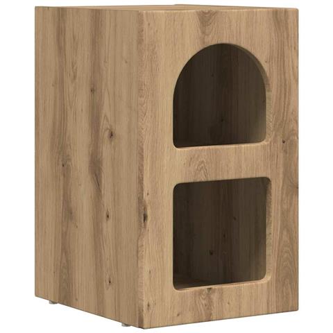 Comodino Rovere artigianale 29,5 x 33,5 x 50 cm - Foto 1