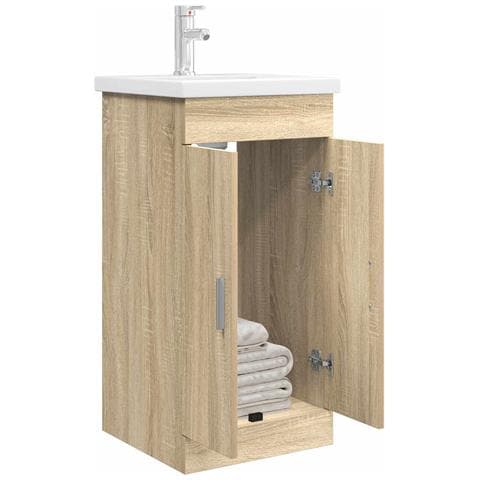 Mobile da bagno con lavabo Rovere Sonoma 42 x 40 x 84,5 cm - Foto 2