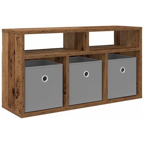 Lowboard con cassetto Legno vecchio 72 x 22,5 x 38 cm - Foto 1