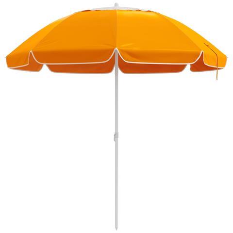 Ombrello da giardino 160 cm Poliestere 170T Arancione - Foto 1