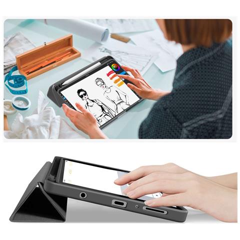 Samsung Galaxy Tab A9+ / A11+ Plus 11.0 Custodia Grigia Sc Pen - Foto 6