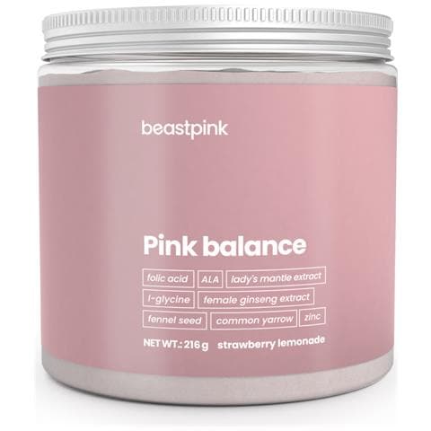 Integratore In Polvere Pink Balance Con Zinco E Acido Folico Limonata Alle Fragole 216 G - Foto 1