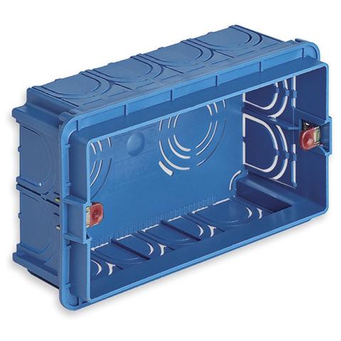 Scatola Incasso Rettangolare Azzurro 4 Moduli - Foto 1
